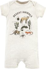 Hudson Child Unisex Cotton Rompers - Image 4