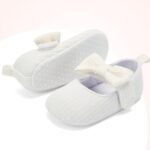 Child Women Mary Jane Flats with Bow Tender Sole Non-Slip Crib Sneakers Infa... - Image 6