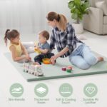 Child Play Mat for Ground, 50x50 Vegan Leather-based Playpen Mat, Thickened Fo... - Image 5