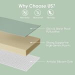 Child Play Mat for Ground, 50x50 Vegan Leather-based Playpen Mat, Thickened Fo... - Image 6