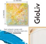 Gloliv Canvas Wall Artwork – Summary Wall Decor Portray, Artist-Authoriz... - Image 5