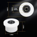 Qty.4 Machined Wheels/Rollers Appropriate Whole Gymnasium Substitute, Matches M... - Image 5