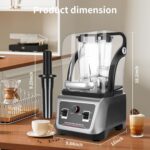Industrial Blender with Soundproof Defend, 70 Oz Quiet Skilled Bl... - Image 3