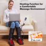 Leg Air Compression Massager for Foot Warmth, Air Compression Calf Massa... - Image 3