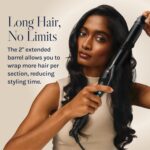 Bio Ionic Lengthy Barrel Styler, 1.25" Curling Iron with Moisture Warmth Te... - Image 3