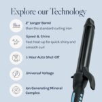 Bio Ionic Lengthy Barrel Styler, 1.25" Curling Iron with Moisture Warmth Te... - Image 4
