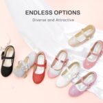 Dufannie Ladies Gown Sneakers Low Heel Princess Flats Mary Jane Flower We... - Image 9