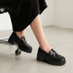 DREAM PAIRS Loafers for Ladies Platform Chunky Loafers Slip On Informal S... - Image 4