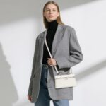 Larcenciel Elegant Small Leather-based Crossbody Purse for Ladies, Fashionable Cre... - Image 3