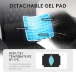 Gaming Chair Breathable Cloth,Pc Workplace Chair with Footrest,Mas... - Image 4