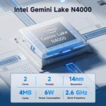 Bmax Mini PC B1 Professional Intel Gemini Lake N4000 (As much as 2.6GHz), 8GB LPDDR4... - Image 3