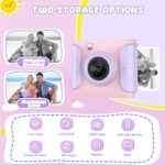On the spot Print Digicam for Children,2.4 Inch Display Children On the spot Cameras,Chr... - Image 3