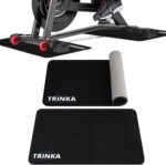2PCS Peloton Train Bike Mat for Carpet & Hardwood Flooring, Non-Slip ... - Image 2