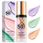 3 In 1 Primer for Face Earlier than Make-up,SPF 50, Sunscreen One Step Coloration ... - Image 2