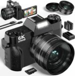 6K Digital Digicam for Images - WiFi 64MP Vlogging Cameras for You... - Image 2
