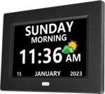 7 Inch Digital Clock with Day and Date for Aged Alzheimer's Clock C... - Image 2