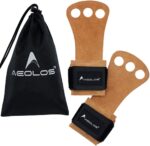 AEOLOS Leather-based Gymnastics Hand Grips-Nice for Gymnastics,Pull up,Weig... - Image 2