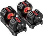 Adjustable Dumbbells Set of two，Free Weights Dumbbells Set，Adjustable Du... - Image 2