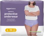 Amazon Fundamentals Incontinence Underwear for Girls, Protecting, Disposable... - Image 2