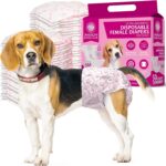 American Kennel Membership Feminine Canine Wrap, Disposable Diapers with Wetness ... - Image 2