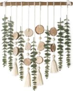 Synthetic Eucalyptus Wall Decor Faux Greenery Leaves Stems Wall Hangi... - Image 2