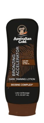 Australian Gold Darkish Tanning Accelerator Lotion With Bronzer, 8 Ounce,... - Image 2