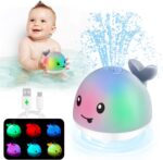 Child Tub Toys, Toddler Tub Toys for Children Ages 1-3, Gentle Up Whale Ba... - Image 2
