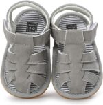 Child Boys Ladies Sandals Rubber Sole Outside First Walker Toddler Ladies... - Image 2