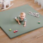 Child Play Mat for Ground, 50x50 Vegan Leather-based Playpen Mat, Thickened Fo... - Image 2