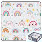 Child Play Mat，Thick Smooth 50" X 50" Playpen mat, Non-Slip and Machine W... - Image 2