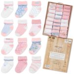 Child Socks 12 Pairs - Non-Slip Toddler Grip for Newborns & Toddlers 0-6... - Image 2