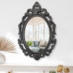 Black Oval Picket Body Classic Wall Mirror Baroque Fashion Arendahl Tra... - Image 2