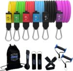 Bodylastics Resistance Band Set - Resistance Bands with Handles, Ankle... - Image 2