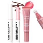 Brown Lip Liner Peptide Lip Remedy Duo, Moisturizing Waterproof Lon... - Image 2