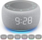 Buffbee Sound Machine & Alarm Clock 2-in-1, 18 Soothing Sound, 7 Evening... - Image 2