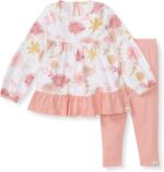 Burt's Bees Child Child Ladies' Lengthy Sleeve Prime and Pant Set, 100% Organi... - Image 2