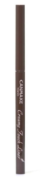 CANMAKE Creamy Contact Liner 1.5mm Slim Eyeliner (0.09 g) (02 Medium Bro... - Image 2
