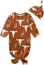 CIYCUIT Knotted Child Robes New child Coming Dwelling from Hospital Outfit - Image 2