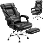 COLAMY Workplace Chair with Retractable Footrest, Ergonomic Excessive Again Des... - Image 2