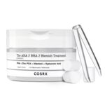 COSRX AHA 2% BHA 2% Blemish Therapy Serum, 60+ Pure Cotton Balls, Qu... - Image 2