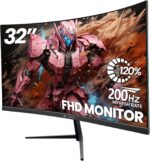 CRUA 32Inch Curved Gaming Monitor, FHD(1920 * 1080P) VA Display screen 165Hz/2... - Image 2