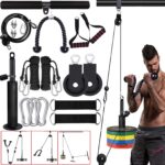 Cable Pulley System for Dwelling Fitness center – Adjustable LAT Pulldown and Carry Ki... - Image 2