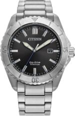 Citizen Males's Eco-Drive Brycen Sport Informal Watch, Silver-Tone Tremendous T... - Image 2