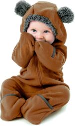 Cuddle Membership Fleece Child Bunting Bodysuit with Hood, Convertible Mitten... - Image 2