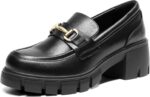 DREAM PAIRS Loafers for Ladies Platform Chunky Loafers Slip On Informal S... - Image 2