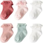 DRESHOW BQUBO Child Women Toddler Anti Slip Socks - Cute Frilly Ruffle ... - Image 2