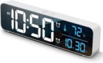 Digital Clock, Clock for Bed room, Clocks for Residing Room Decor, Desk T... - Image 2