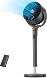 Dreo Fan for Bed room, 120° Oscillating Standing Followers, Quiet Ground Fan ... - Image 2