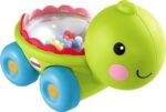 Fisher-Worth Child Crawling Toy Poppity Pop Turtle Push-Alongside Automobile w... - Image 2