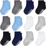 GRPSKCOS Child Socks Non Slip 12 Pairs Toddler Anti Skid Socks for 0-7 ... - Image 2